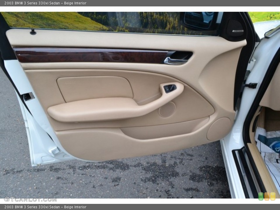 Beige Interior Door Panel for the 2003 BMW 3 Series 330xi Sedan #95962830