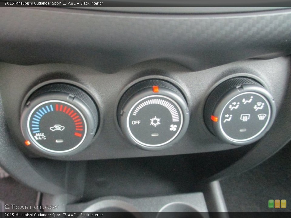 Black Interior Controls for the 2015 Mitsubishi Outlander Sport ES AWC #95965859