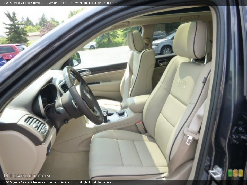 Brown Light Frost Beige Interior Front Seat For The 2015