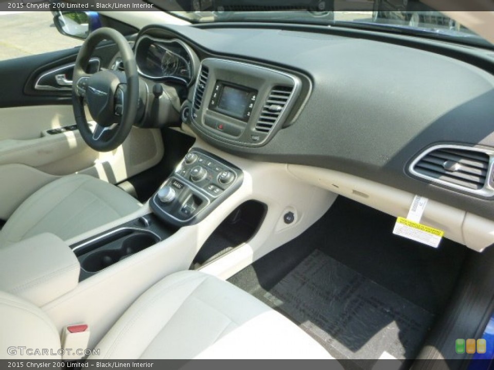 Black/Linen Interior Dashboard for the 2015 Chrysler 200 Limited #95970530