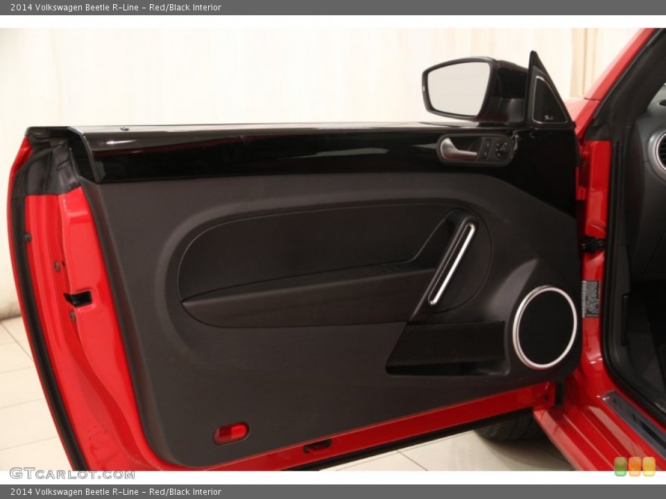 Red/Black Interior Door Panel for the 2014 Volkswagen Beetle R-Line #95974382