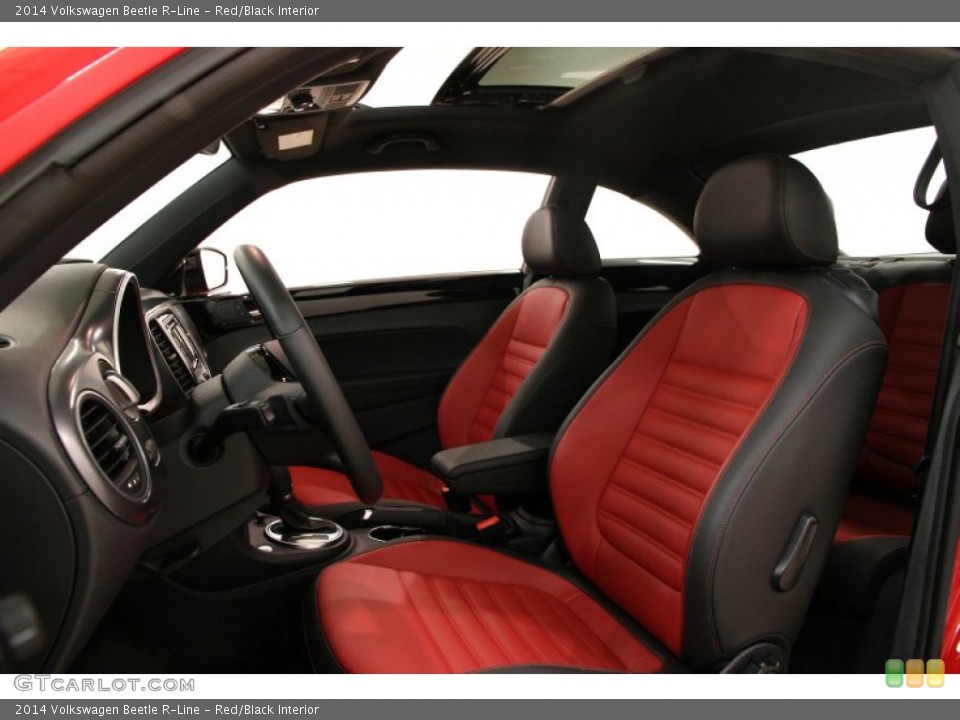 Red/Black Interior Front Seat for the 2014 Volkswagen Beetle R-Line #95974472