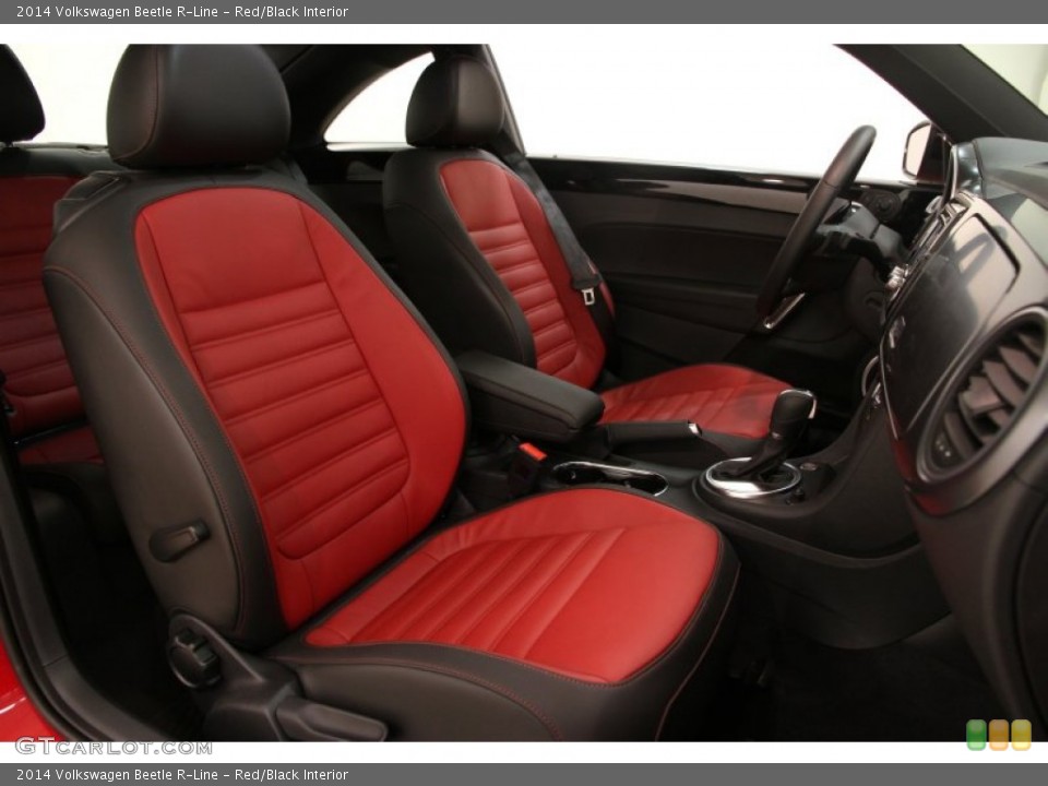 Red/Black Interior Front Seat for the 2014 Volkswagen Beetle R-Line #95975024