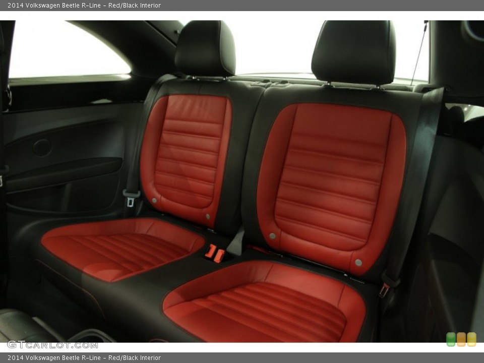 Red/Black Interior Rear Seat for the 2014 Volkswagen Beetle R-Line #95975056