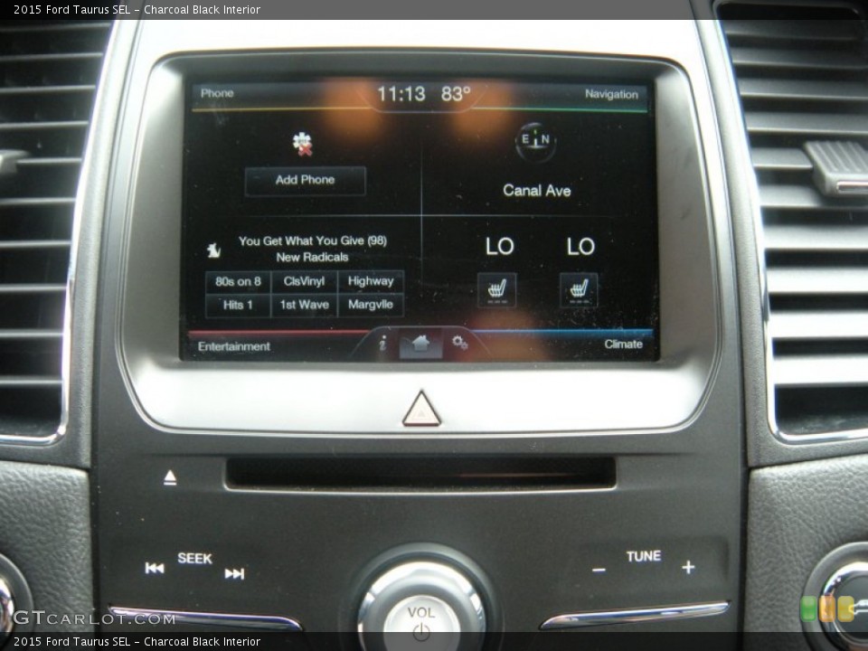 Charcoal Black Interior Controls for the 2015 Ford Taurus SEL #95982970