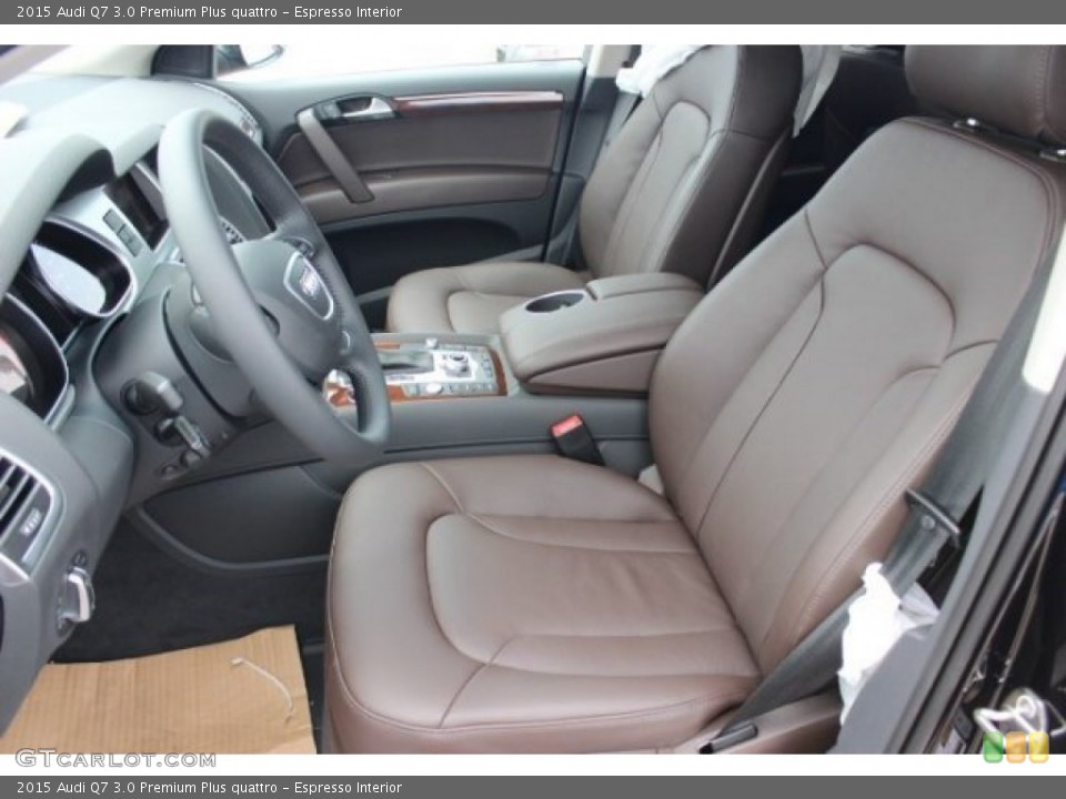 Espresso Interior Front Seat for the 2015 Audi Q7 3.0 Premium Plus quattro #95985262