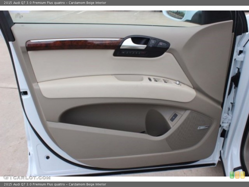 Cardamom Beige Interior Door Panel for the 2015 Audi Q7 3.0 Premium Plus quattro #95985469