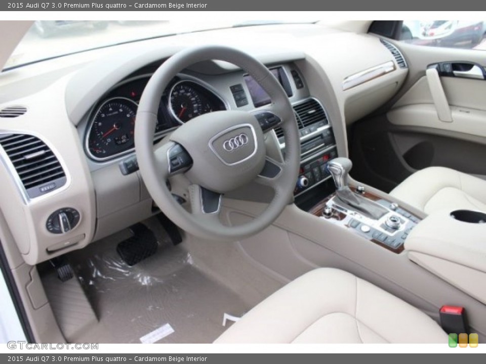 Cardamom Beige Interior Photo for the 2015 Audi Q7 3.0 Premium Plus quattro #95985487