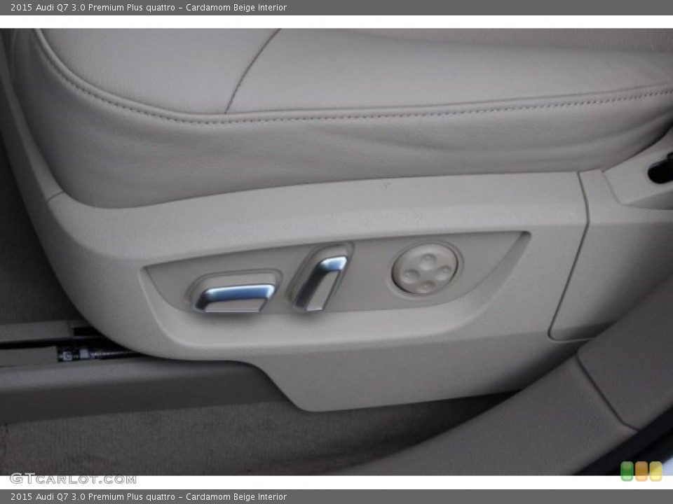 Cardamom Beige Interior Controls for the 2015 Audi Q7 3.0 Premium Plus quattro #95985496