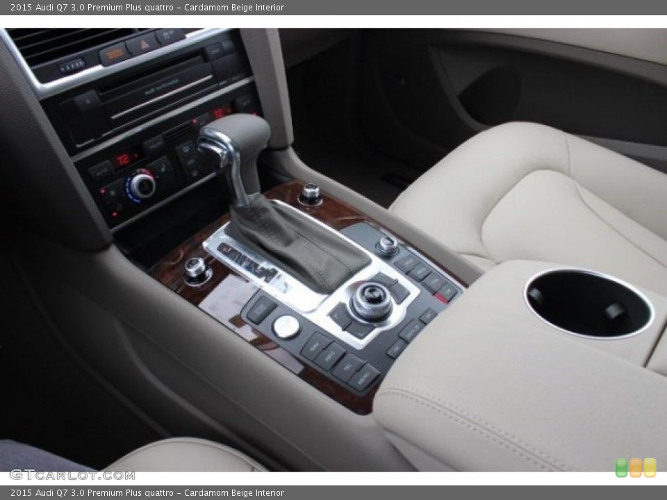 Cardamom Beige Interior Transmission for the 2015 Audi Q7 3.0 Premium Plus quattro #95985508