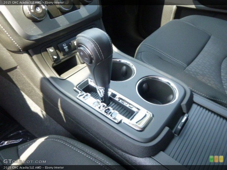 Ebony Interior Transmission for the 2015 GMC Acadia SLE AWD #95987263