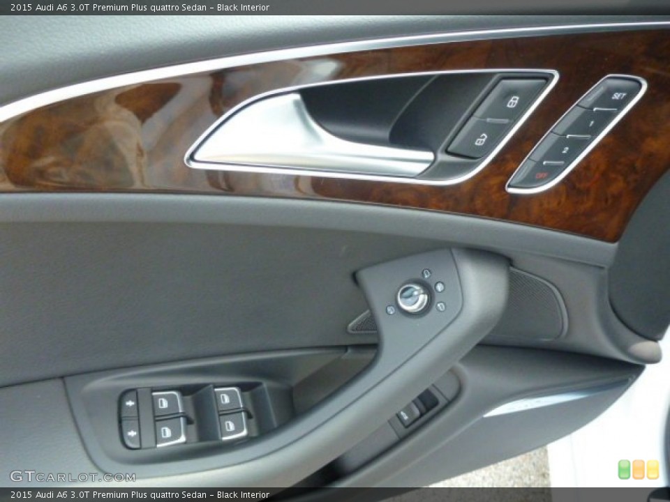 Black Interior Controls for the 2015 Audi A6 3.0T Premium Plus quattro Sedan #95996733