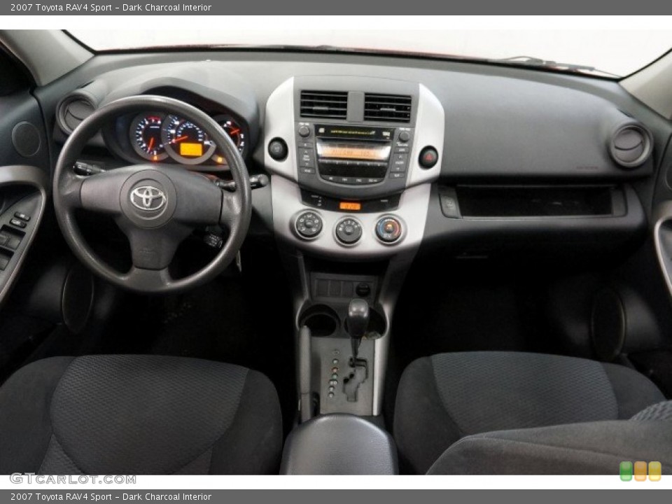 Dark Charcoal Interior Dashboard for the 2007 Toyota RAV4 Sport #96001808