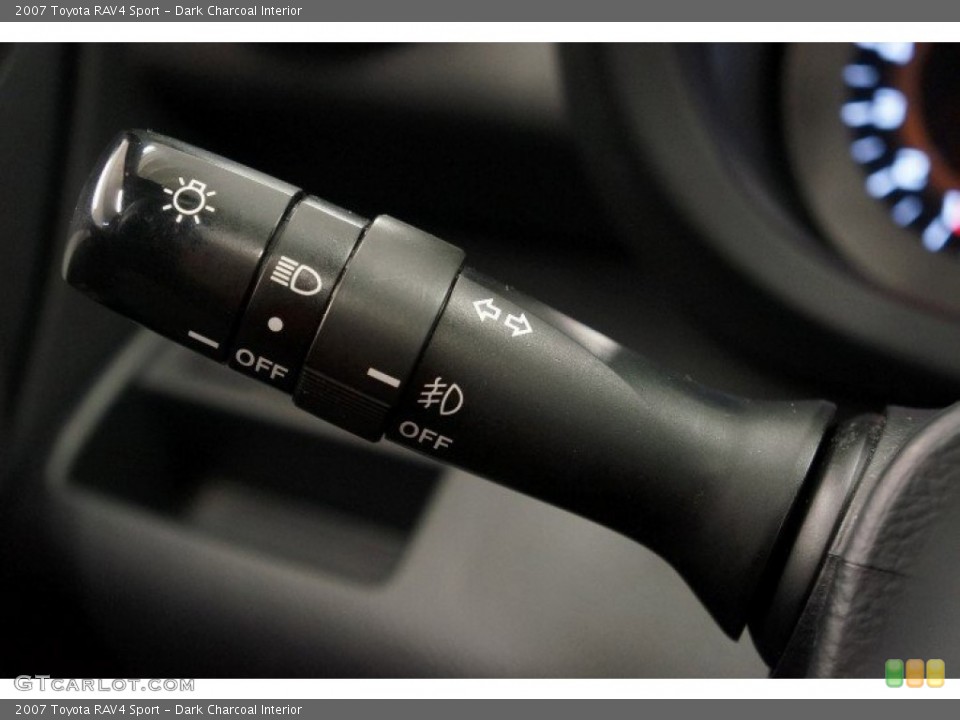 Dark Charcoal Interior Controls for the 2007 Toyota RAV4 Sport #96001875