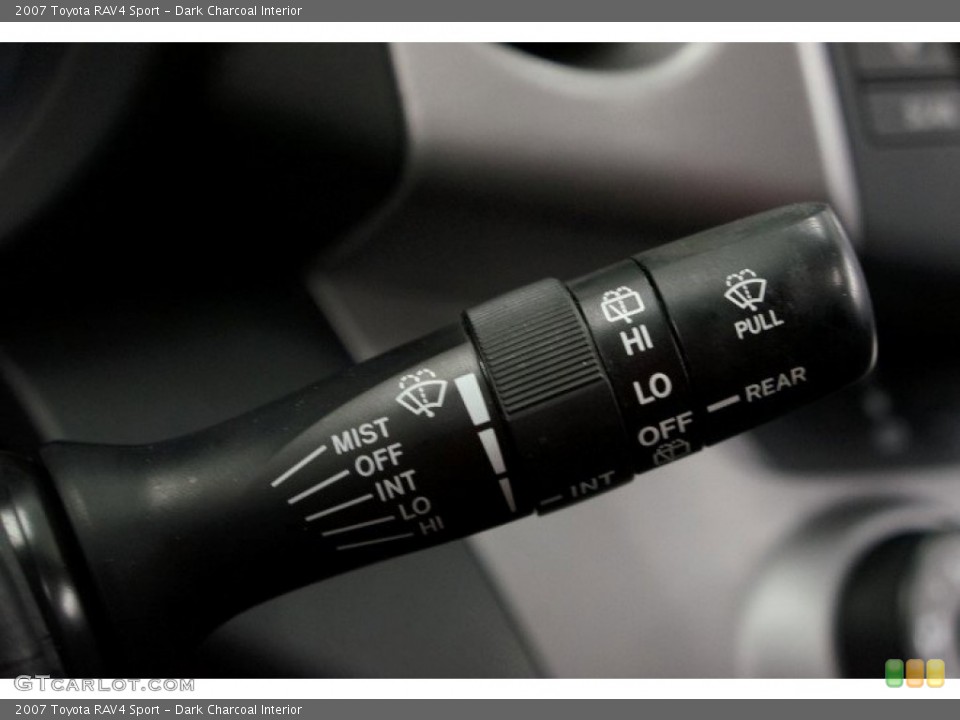 Dark Charcoal Interior Controls for the 2007 Toyota RAV4 Sport #96001890