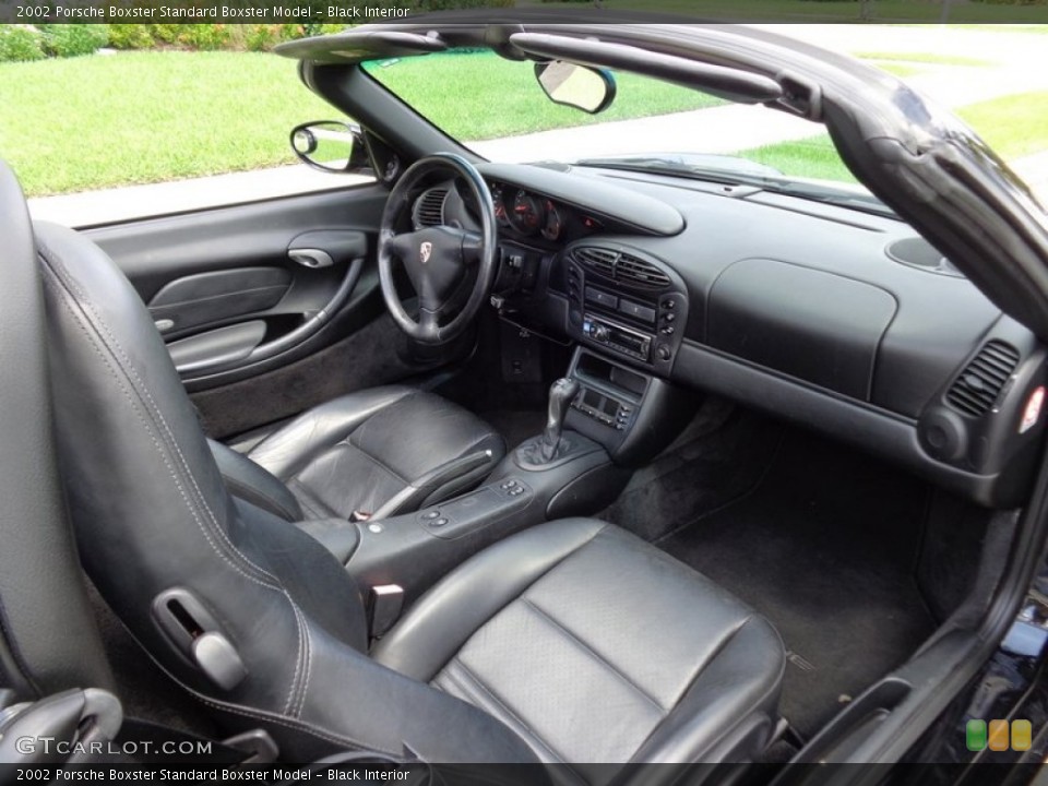 Black Interior Dashboard for the 2002 Porsche Boxster  #96006204