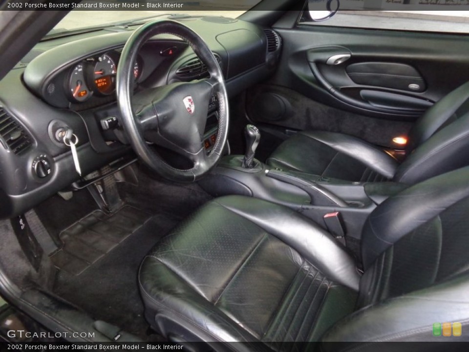 Black Interior Photo for the 2002 Porsche Boxster  #96006708
