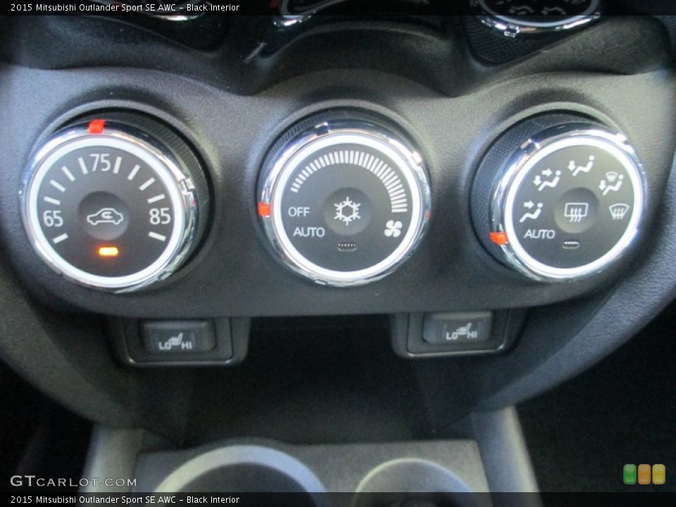 Black Interior Controls for the 2015 Mitsubishi Outlander Sport SE AWC #96009867