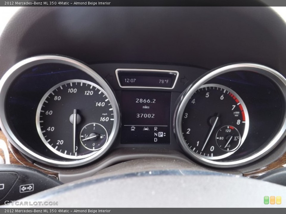 Almond Beige Interior Gauges for the 2012 Mercedes-Benz ML 350 4Matic #96010419