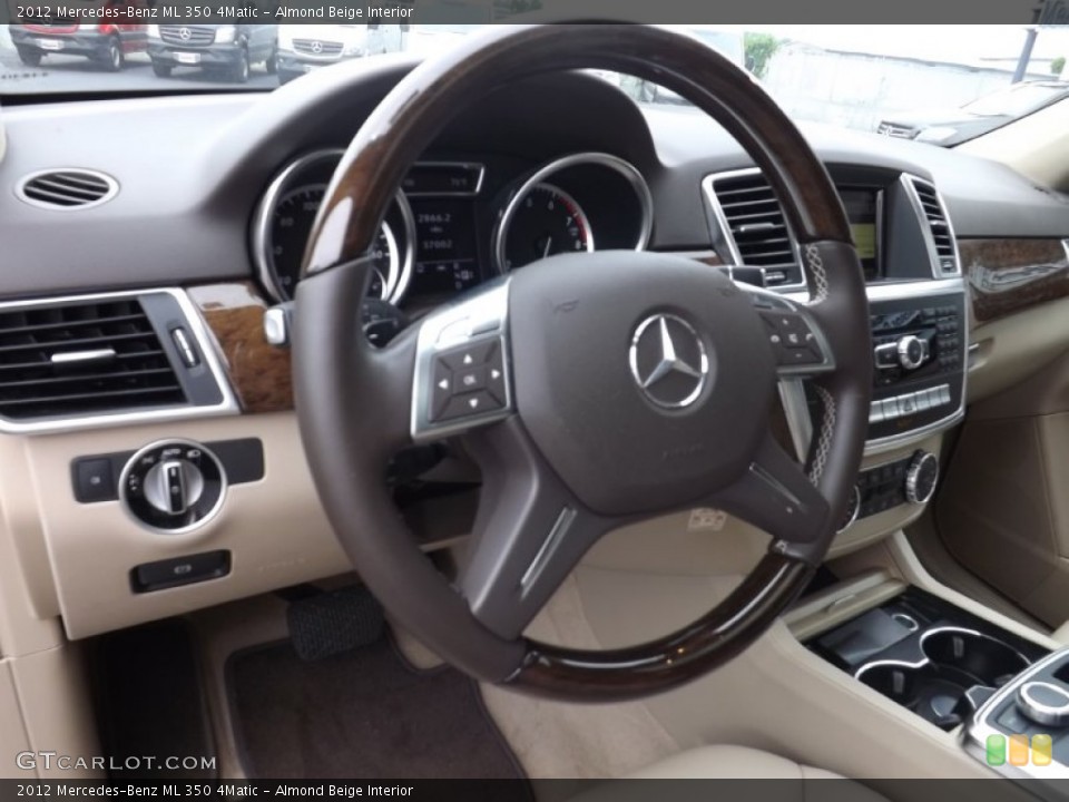 Almond Beige Interior Steering Wheel for the 2012 Mercedes-Benz ML 350 4Matic #96010425