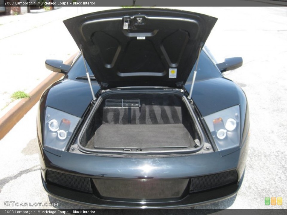 Black Interior Trunk for the 2003 Lamborghini Murcielago Coupe #96016098
