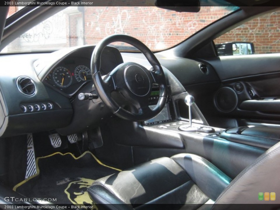 Black Interior Photo for the 2003 Lamborghini Murcielago Coupe #96016161