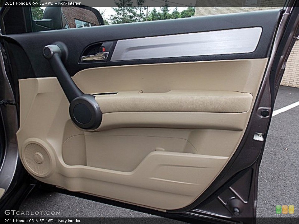 Ivory Interior Door Panel for the 2011 Honda CR-V SE 4WD #96019578