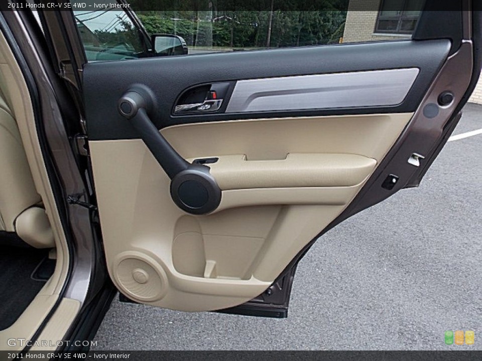 Ivory Interior Door Panel for the 2011 Honda CR-V SE 4WD #96019689