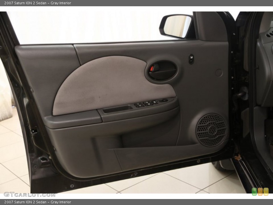 Gray Interior Door Panel for the 2007 Saturn ION 2 Sedan #96019779
