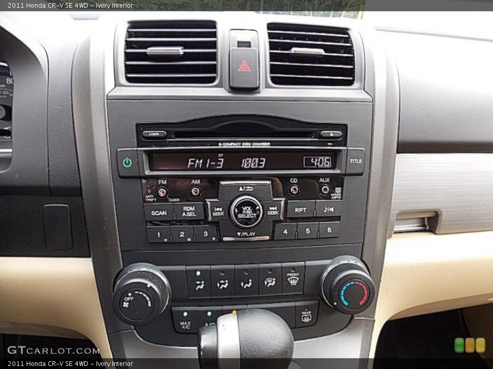 Ivory Interior Controls for the 2011 Honda CR-V SE 4WD #96019884