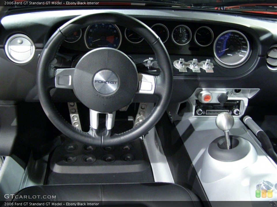 Ebony Black Interior Dashboard for the 2006 Ford GT  #96020
