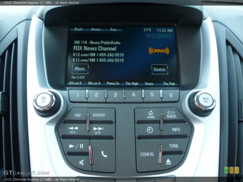 Jet Black Interior Controls for the 2015 Chevrolet Equinox LT AWD #96023965