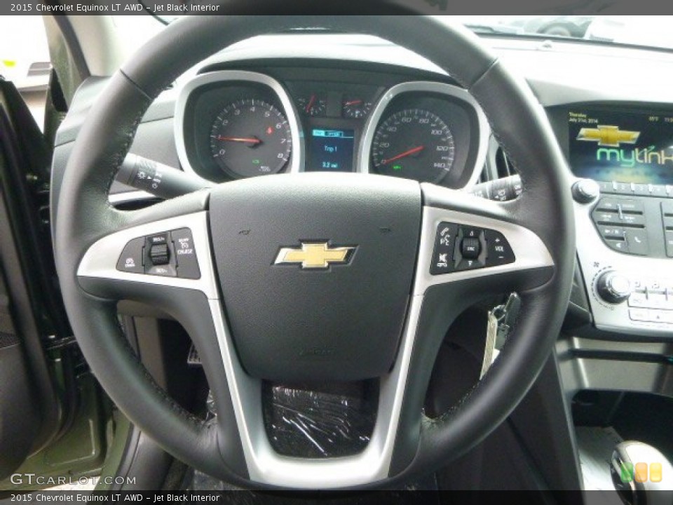 Jet Black Interior Steering Wheel for the 2015 Chevrolet Equinox LT AWD #96025716
