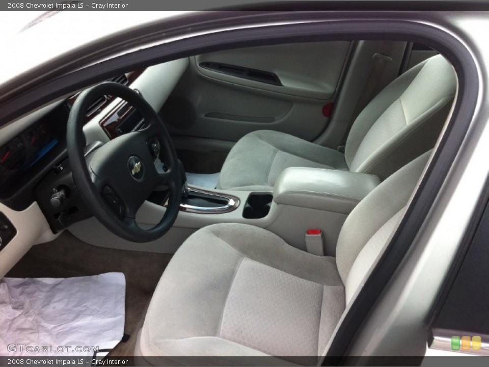 Gray Interior Photo for the 2008 Chevrolet Impala LS #96026082