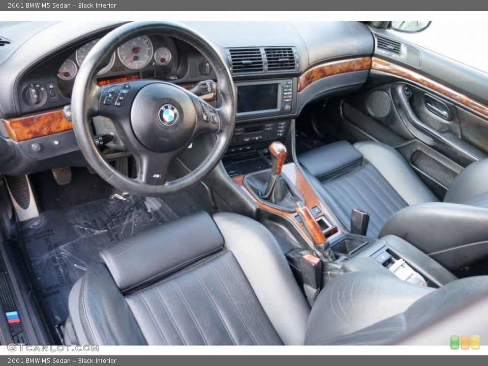 Black 2001 BMW M5 Interiors