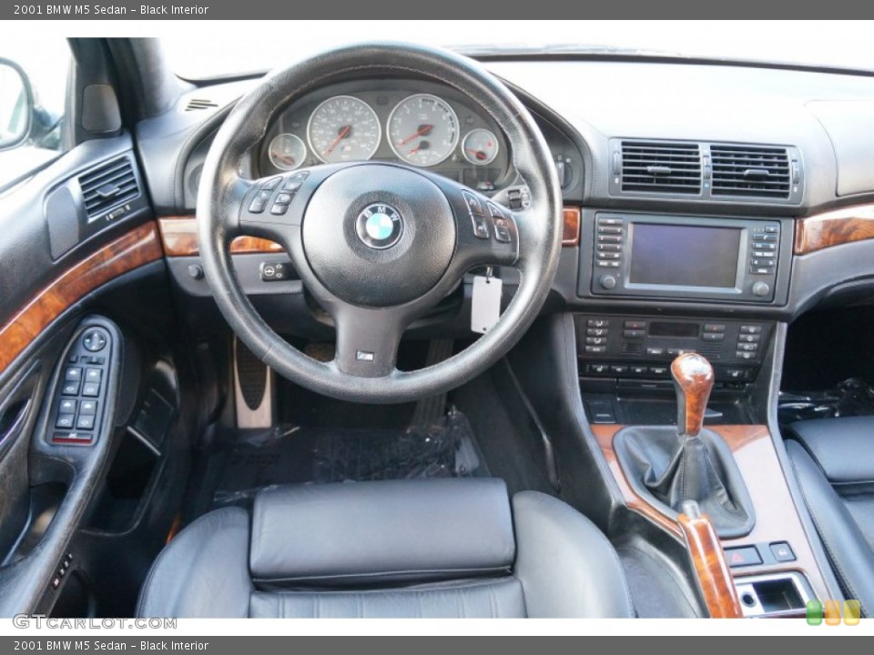 Black Interior Dashboard for the 2001 BMW M5 Sedan #96029799