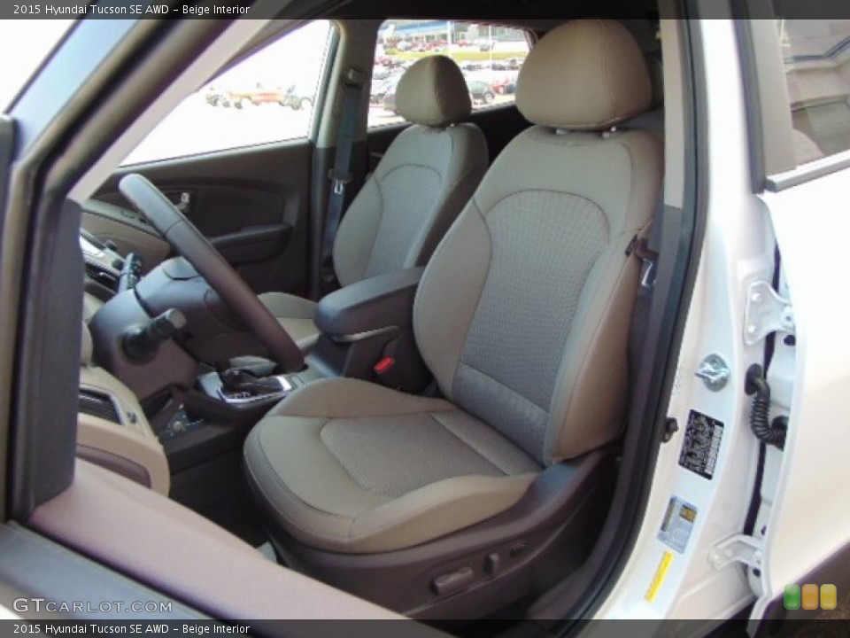Beige Interior Front Seat for the 2015 Hyundai Tucson SE AWD #96033111