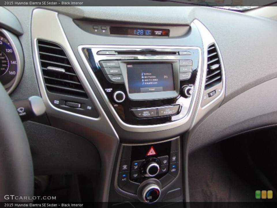 Black Interior Controls for the 2015 Hyundai Elantra SE Sedan #96033828