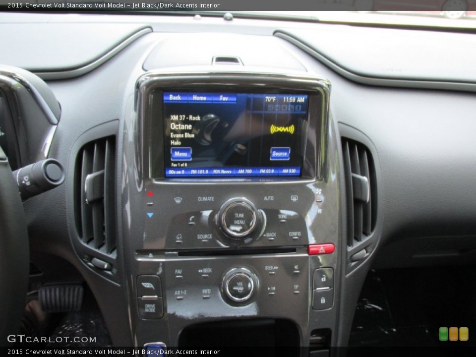 Jet Black/Dark Accents Interior Controls for the 2015 Chevrolet Volt  #96036456