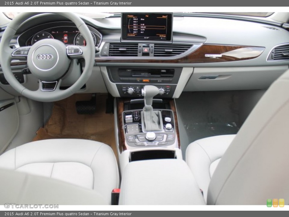 Titanium Gray Interior Photo for the 2015 Audi A6 2.0T Premium Plus quattro Sedan #96039006