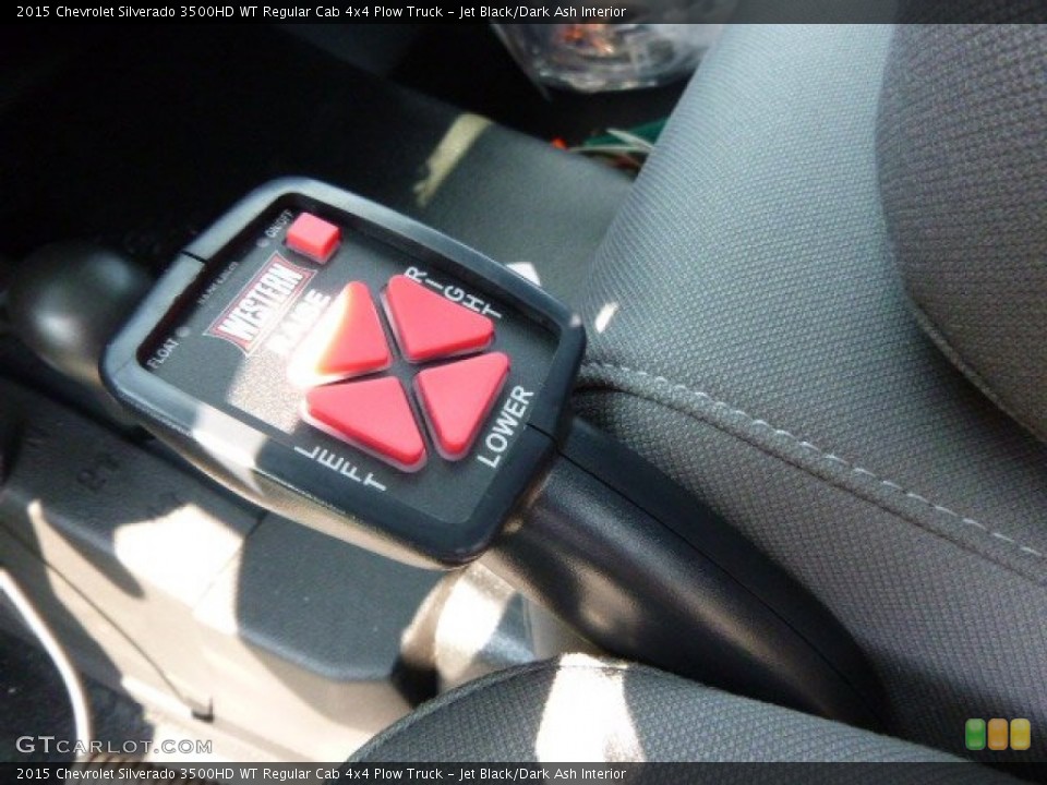Jet Black/Dark Ash Interior Controls for the 2015 Chevrolet Silverado 3500HD WT Regular Cab 4x4 Plow Truck #96039339