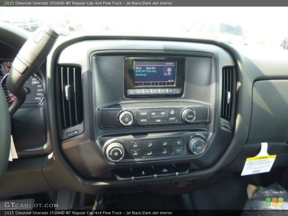 Jet Black/Dark Ash Interior Controls for the 2015 Chevrolet Silverado 3500HD WT Regular Cab 4x4 Plow Truck #96039369