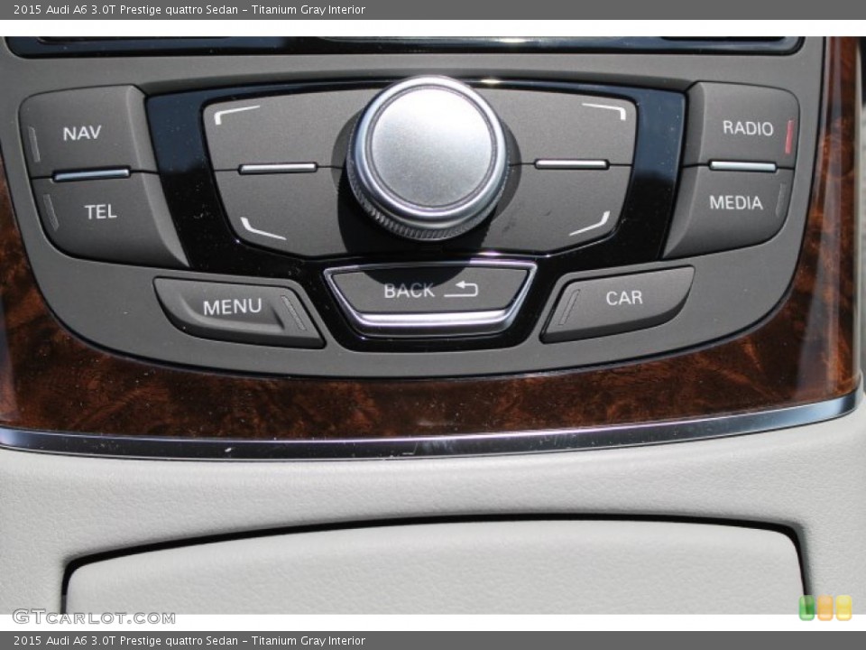 Titanium Gray Interior Controls for the 2015 Audi A6 3.0T Prestige quattro Sedan #96040734