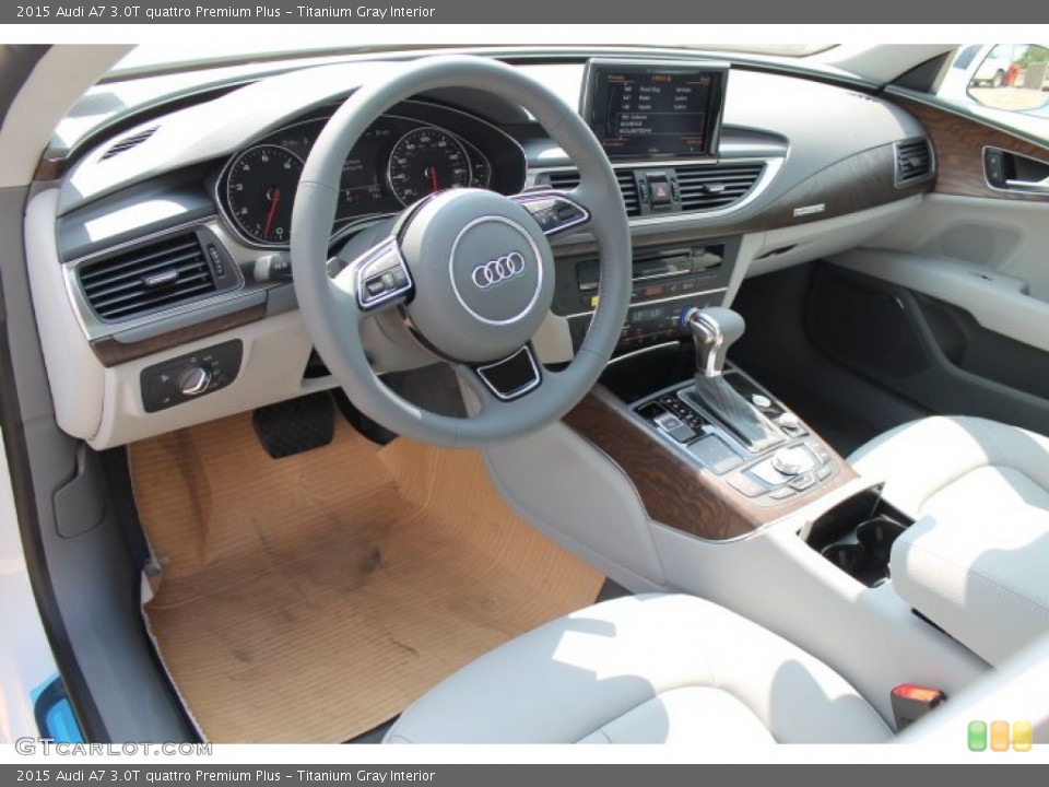Titanium Gray 2015 Audi A7 Interiors