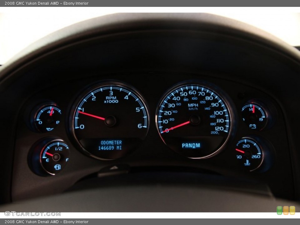 Ebony Interior Gauges for the 2008 GMC Yukon Denali AWD #96044031