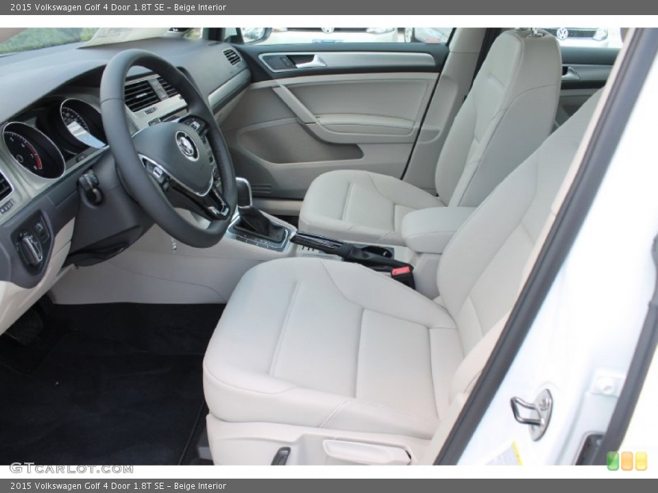 Beige 2015 Volkswagen Golf Interiors