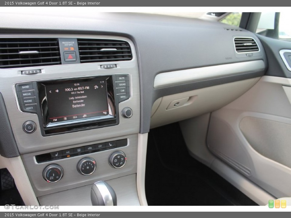Beige Interior Dashboard for the 2015 Volkswagen Golf 4 Door 1.8T SE #96050973
