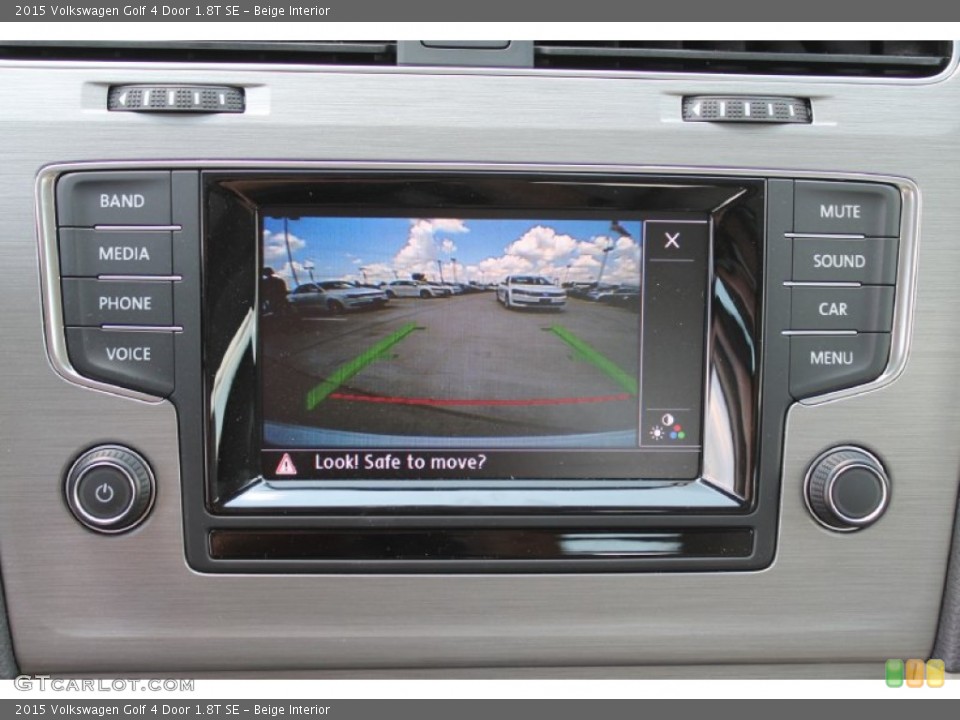 Beige Interior Controls for the 2015 Volkswagen Golf 4 Door 1.8T SE #96051006