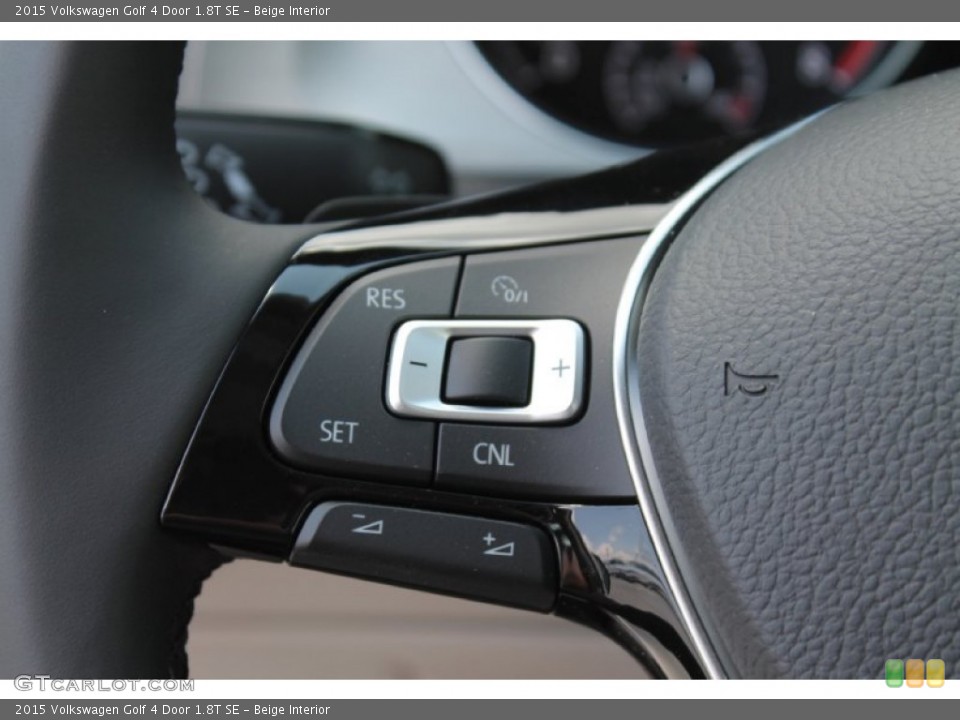 Beige Interior Controls for the 2015 Volkswagen Golf 4 Door 1.8T SE #96051072