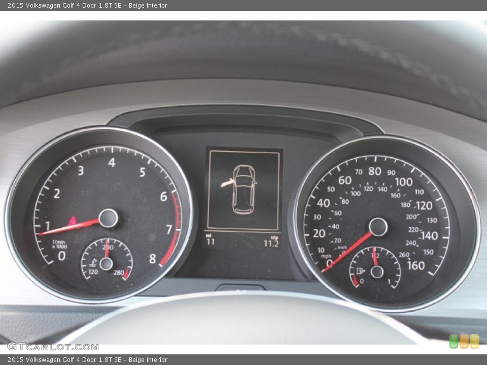 Beige Interior Gauges for the 2015 Volkswagen Golf 4 Door 1.8T SE #96051105